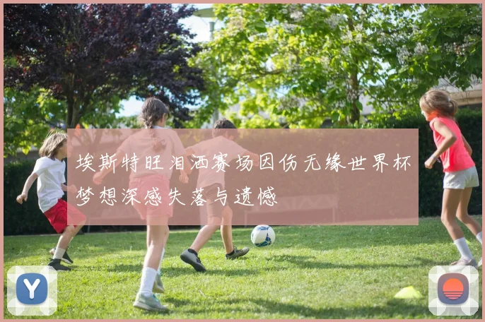 埃斯特旺泪洒赛场因伤无缘世界杯梦想深感失落与遗憾